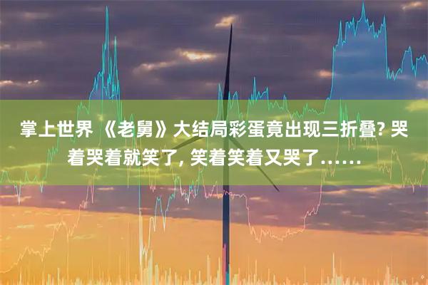 掌上世界 《老舅》大结局彩蛋竟出现三折叠? 哭着哭着就笑了, 笑着笑着又哭了……